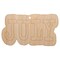 July Month Calendar Fun Text Unfinished Craft Wood Holiday Christmas Tree DIY Pre-Drilled Ornament